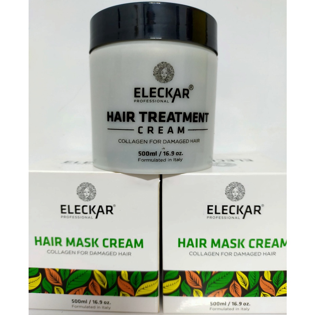 Dầu hấp siêu mềm mượt tóc Eleckar 500ml