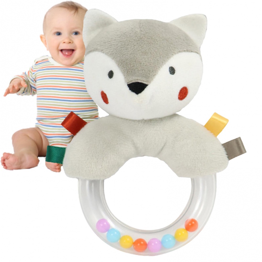 Đồ Chơi Thú Nhồi Bông Hoạt Hình Treo Xe Đẩy Em Bé Sơ Sinh 0-12 Tháng Tuổi