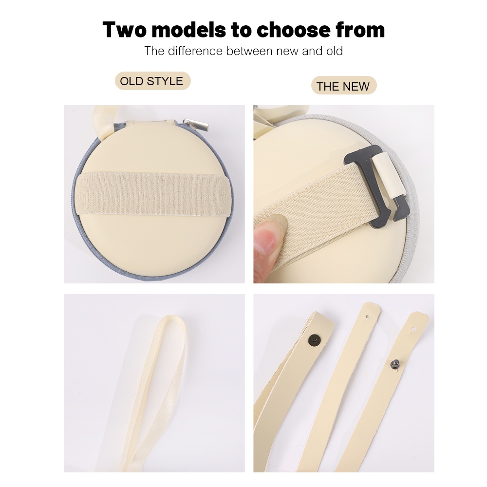 Hộp Đựng Mắt Kính Hình Tròn Bằng Da Có Khóa Kéo Chống Bụi Thời Trang