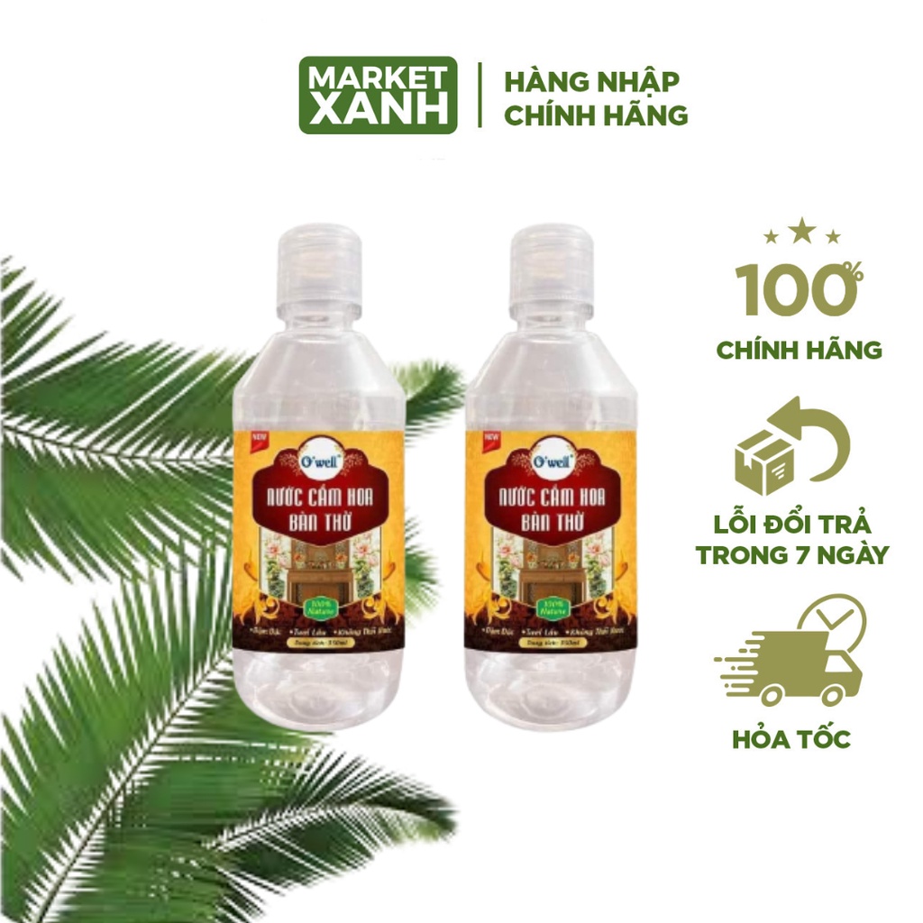 Nước cắm hoa Owell-Nhỏ vài giọt nước này vào bình hoa tươi lâu cả tuần không héo