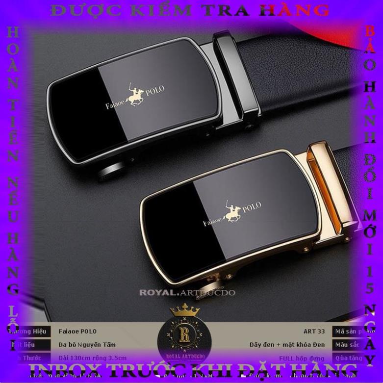 Thắt lưng nam cao cấp FaiaoePOLO , dây nịt nam cao cấp ROYAL.ARTDUCDO - ART33 hanthanh