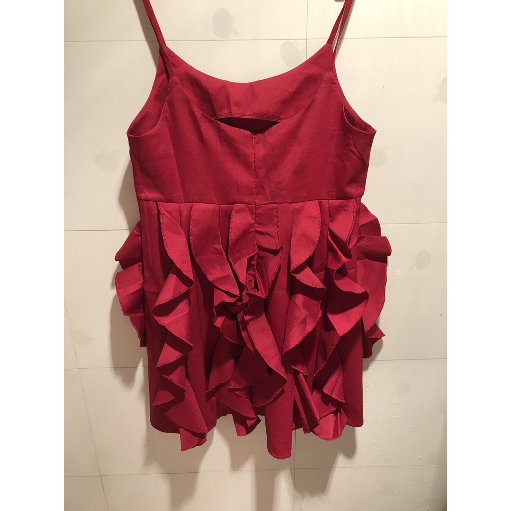 ORDER♥️Đầm,Váy Đỏ nhún bèoSize S->2XL