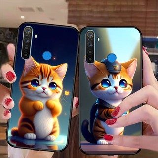 Ốp lưng oppo realme 5 / realme 5 pro / realme c3 / realme 5s in hình chú mèo cực cute dễ thương