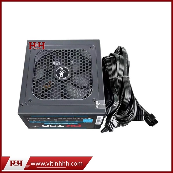Nguồn Máy Tính AIGO 750W DK750 - New100%, BH36T, Hàng Chính Hãng