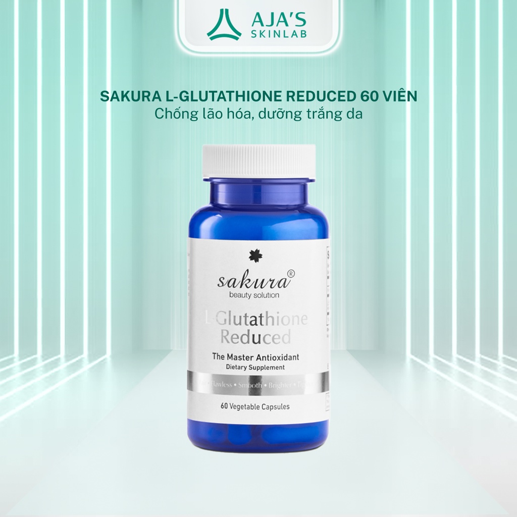 Viên uống trắng da chống lão hóa Sakura L-Glutathione Reduced 60 viên