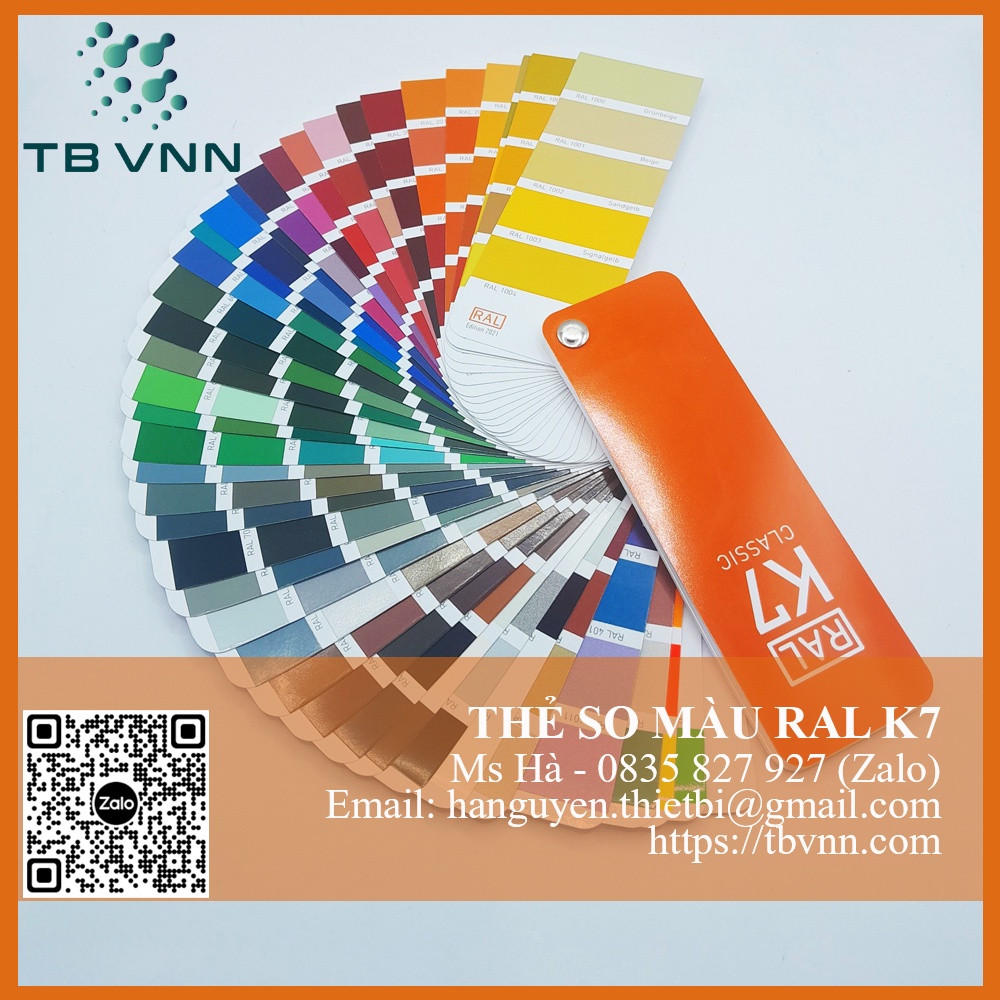 THẺ MÀU RAL K7