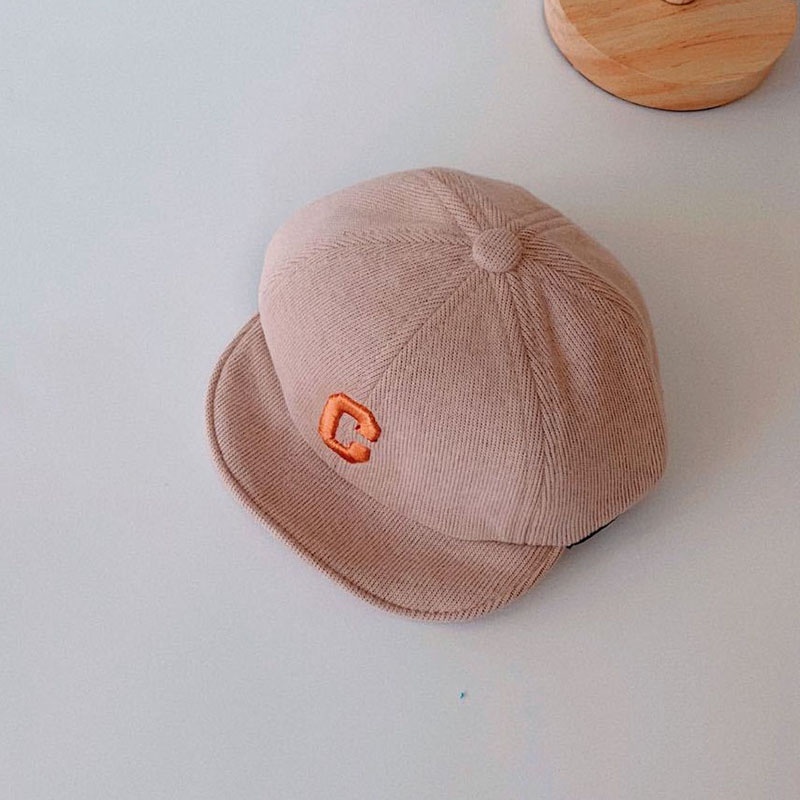 Mũ Lưỡi Trai Dệt Kim Thêu Chữ Có Thể Điều Chỉnh Kích Thước Cho Bé 1-3 Tuổi