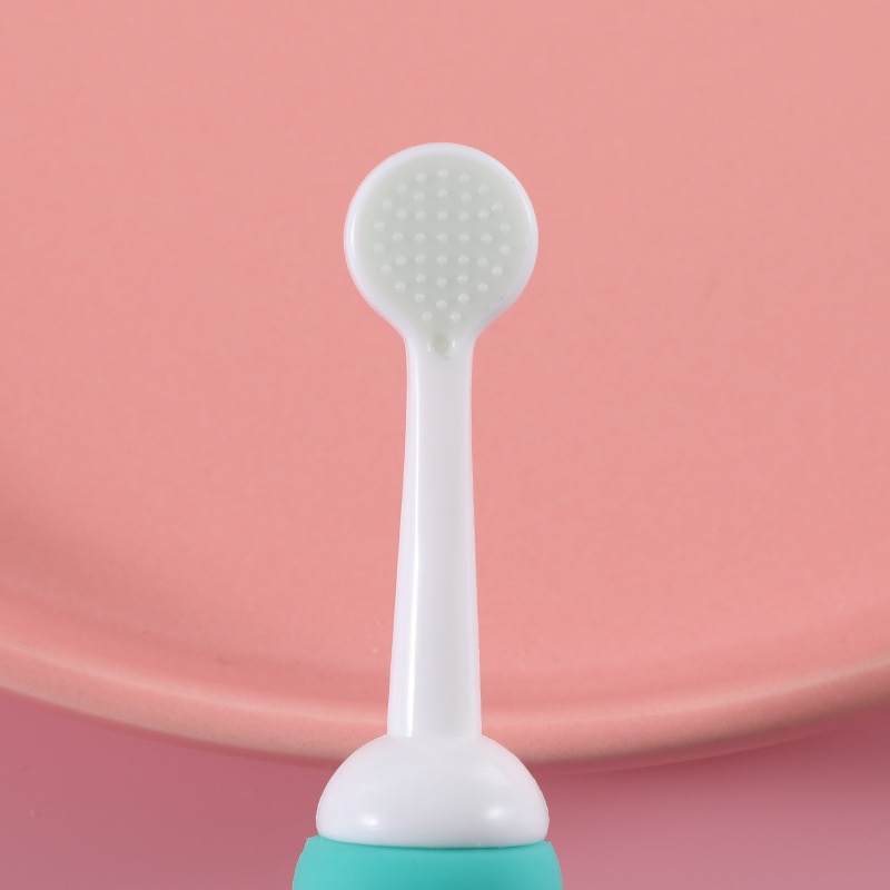 Bàn Chải Đánh Răng Bằng Silicon Nano Siêu Mềm Hình Chữ U Cho Bé 2-6 Tuổi