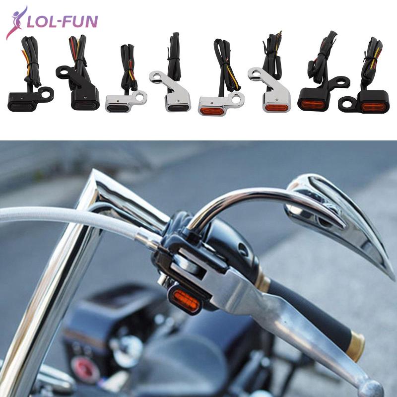 1 Cặp Đèn LED Tín Hiệu Cho Xe Mô Tô Harley Touring 2009-2017 Softail 2015-2020