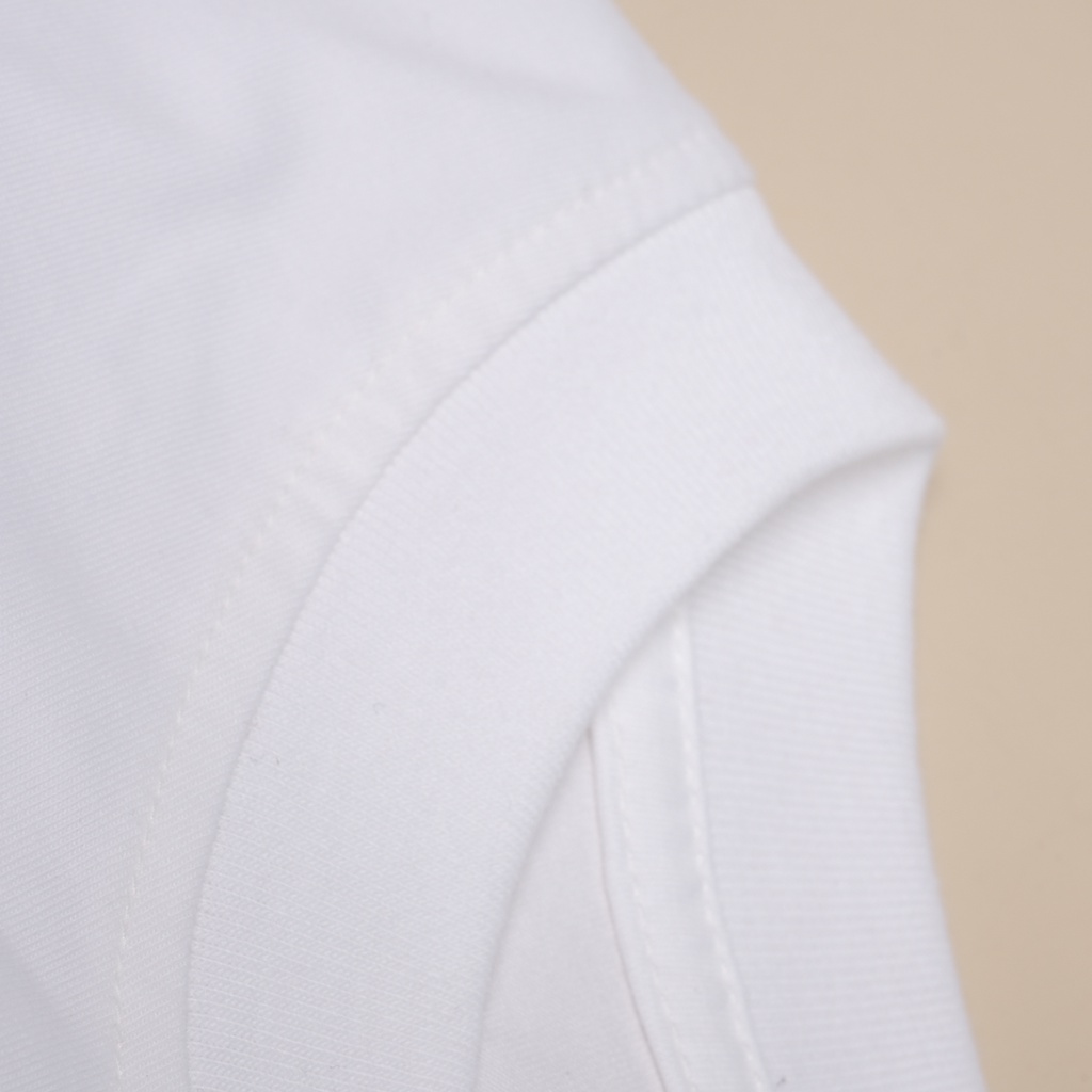 Áo thun trắng cotton "BRC" Unknown