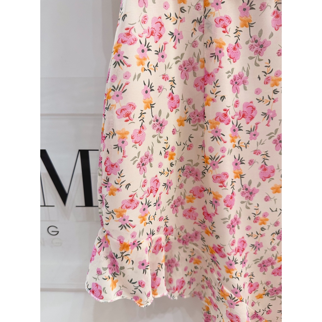 Đầm hoa nhí dây cut out tua rua Lowa Dress Gem Cloting SP060781