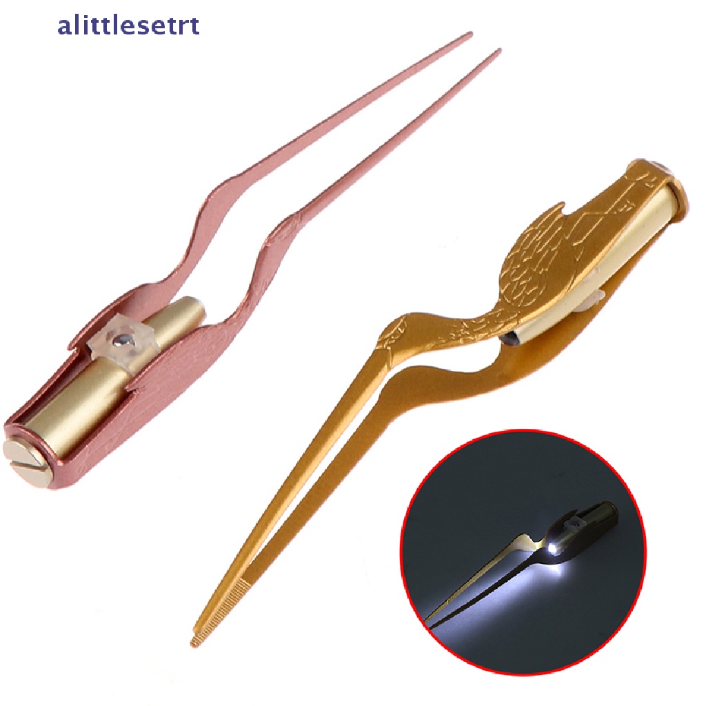 Nhíp Inox Gắn Đèn Pin Chuyên Dụng Cho Vệ Sinh Tai / Mũi