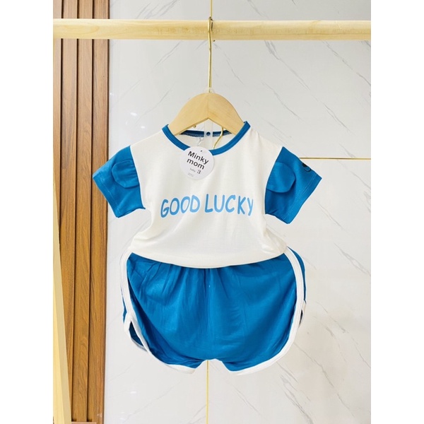 Bộ thun lạnh min ky mom cho bé 5-18kg