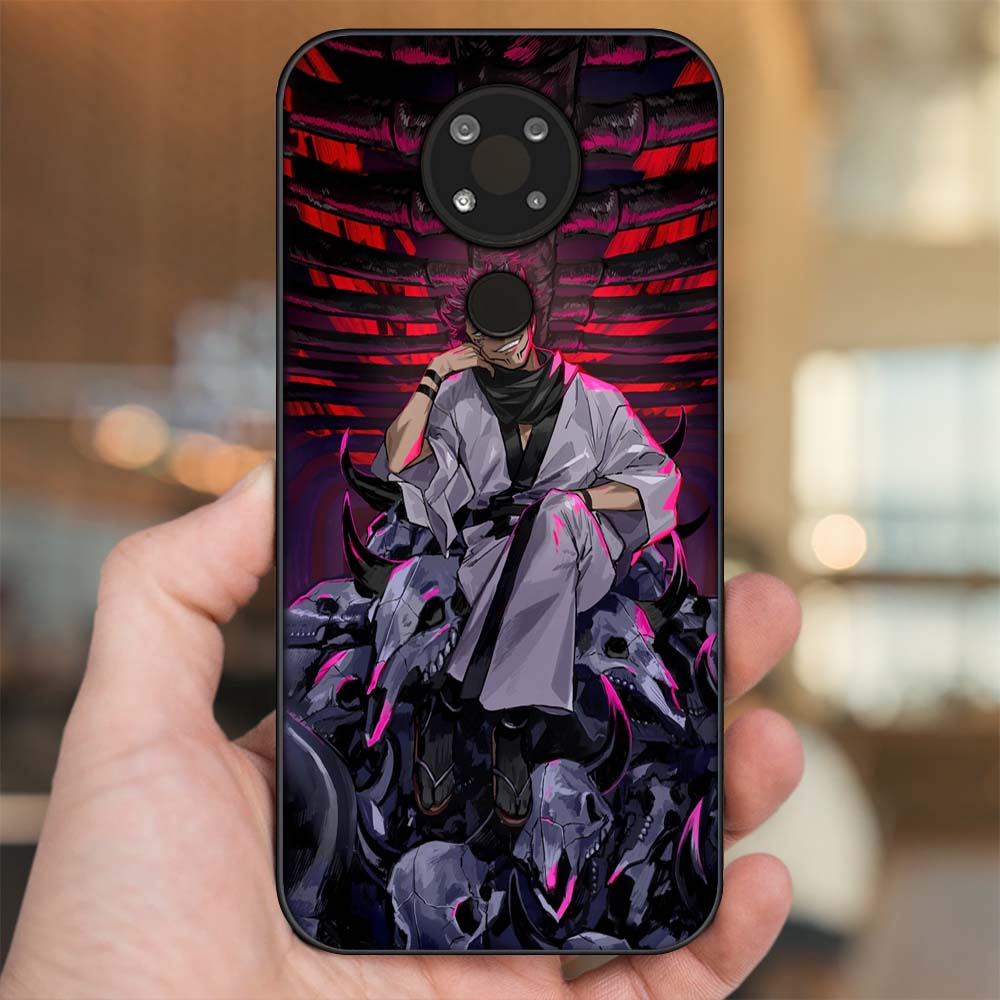 Ốp lưng Nokia 3.4 viền đen in hình Sukuna Yuji Jujutsu Kaisen Chú Thuật Hồi Chiến