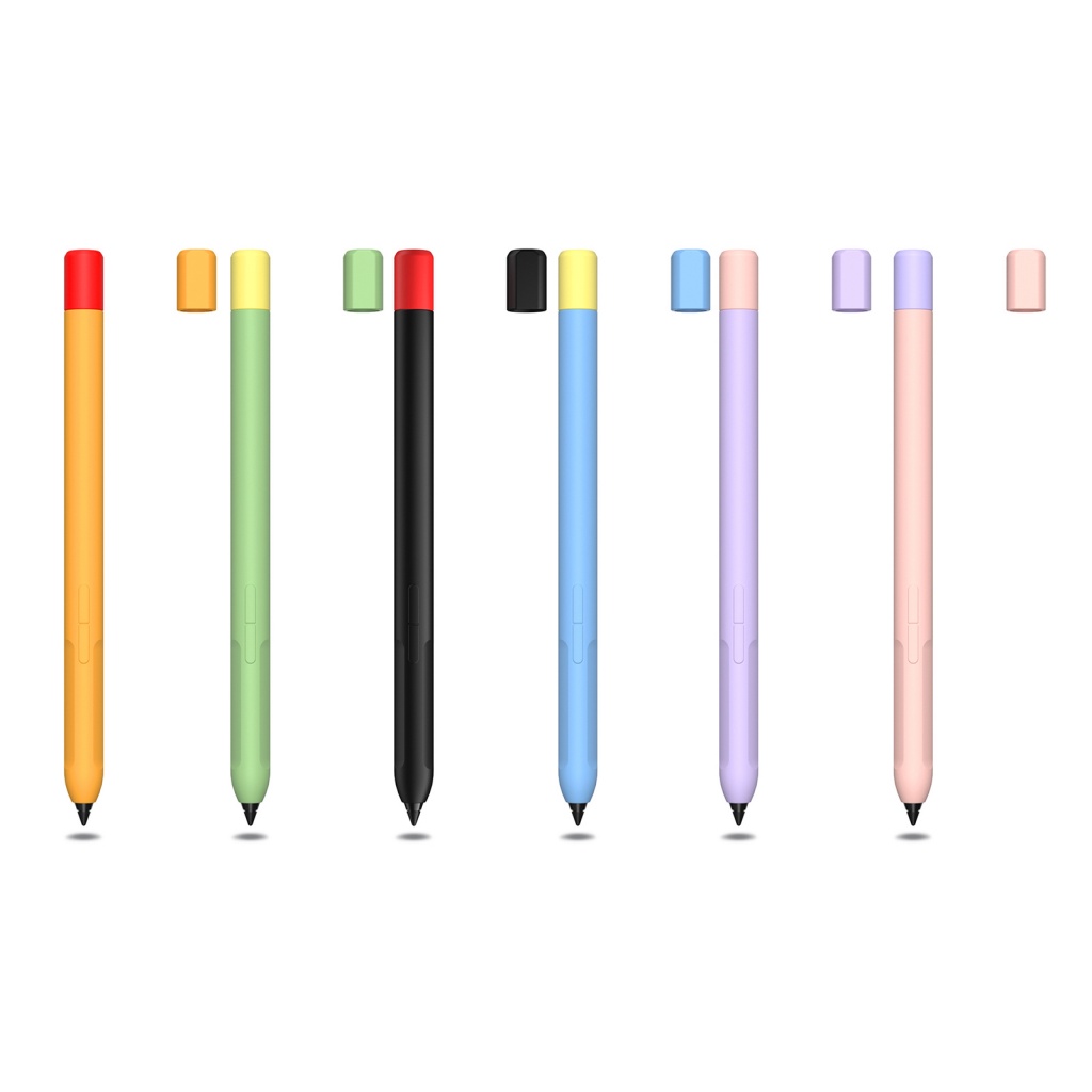 Vỏ Bảo Vệ Bút Cảm Ứng Xiaomi Bằng Silicon Siêu Mỏng Chống Trầy Phối Màu Độc Đáo Thời Trang