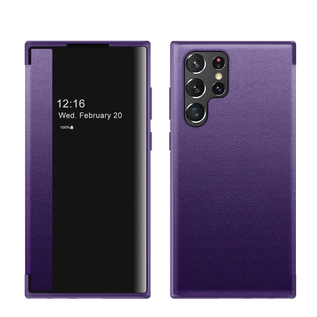 Bao Da Điện Thoại Màu Trơn Chống Rơi Cho samsung s23 s22 s21 ultra Ốp