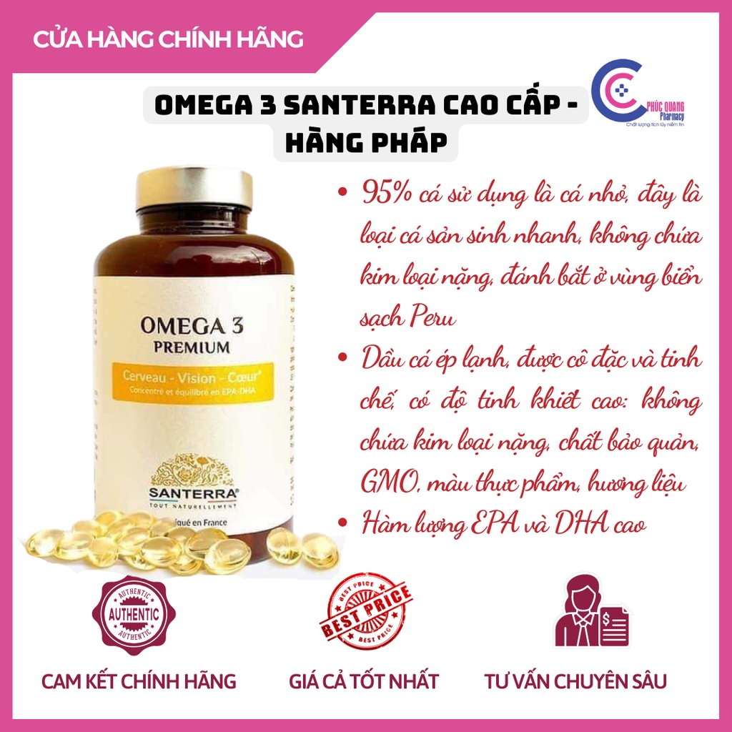Omega 3 Santerra cao cấp