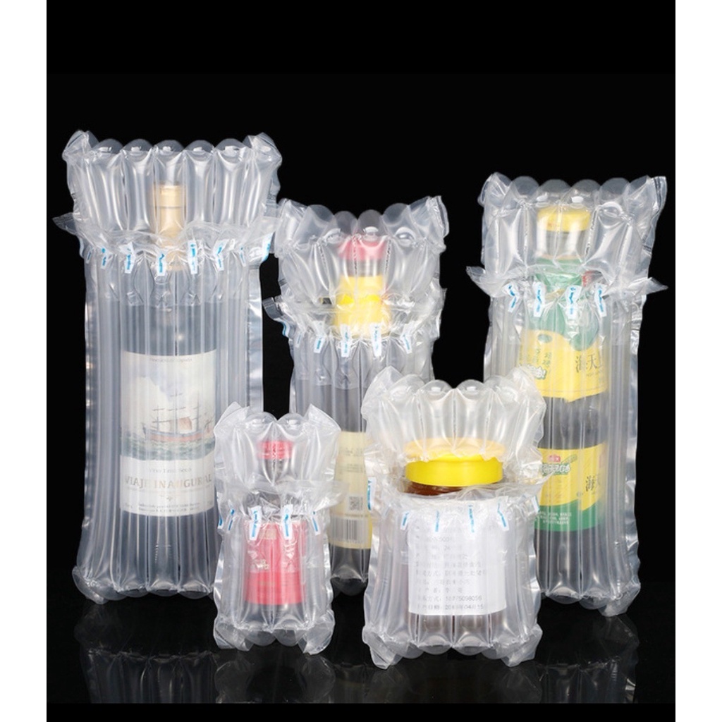 Bao bì đóng gói , túi nilon, túi khí chống sốc Airpac bảo vệ hàng hóa túi 6 cột bọc đồ cỡ 16cm x 12cm x 6cm