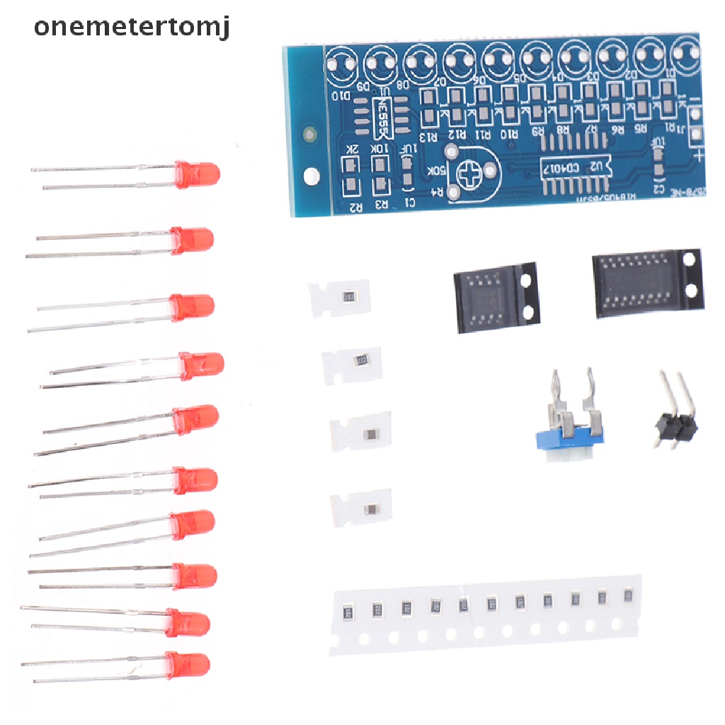 Mô Đun Đèn LED NE555 + CD4017 Tự Lắp Ráp Chuyên Dụng