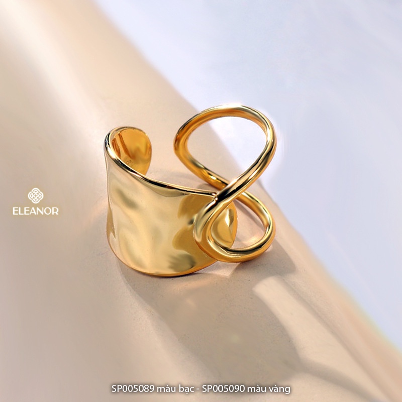 Nhẫn nữ hở Eleanor Accessories phong cách basic phụ kiện trang sức thanh lịch 5089