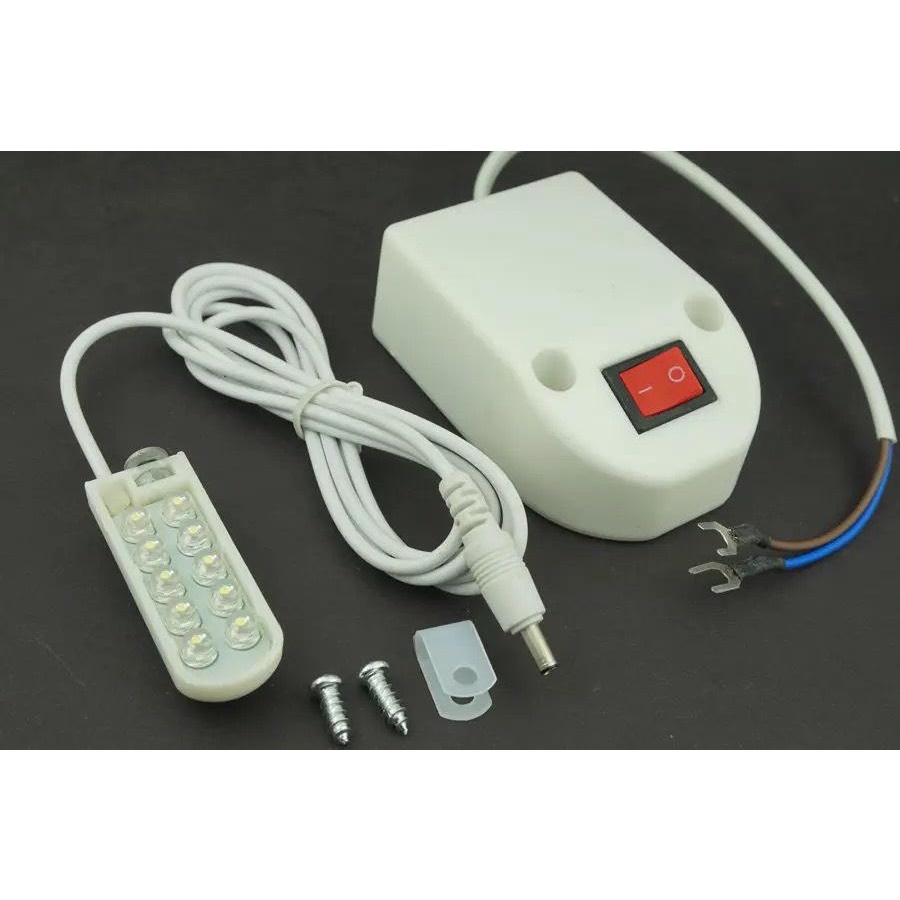 Bộ đèn led NGÓN 10 BÓNG dùng cho máy may 1 kim công nghiệp