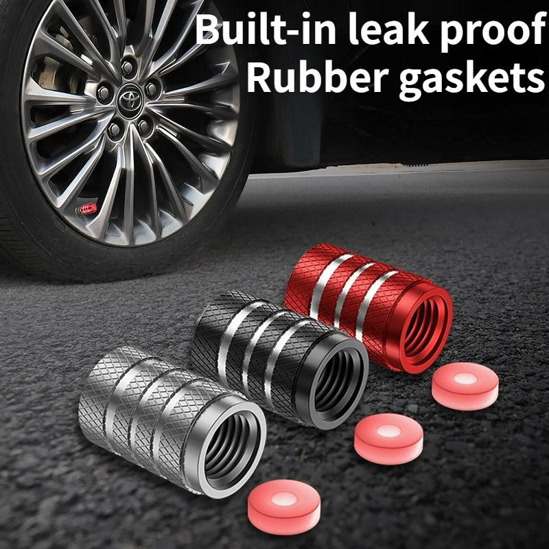 Bộ 5 Nắp Van Lốp Xe Hơi KIA KX3 / 5 / 7 Stonic Sportage Roi Forte K3K5K7