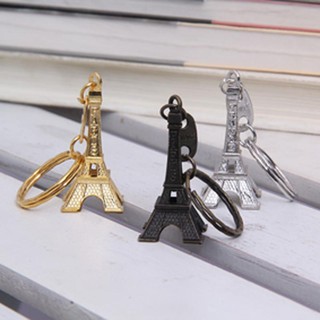 Móc khóa mẫu tháp Eiffel kiểu Pháp lãng mạn (hợp kim kẽm mạ điện)