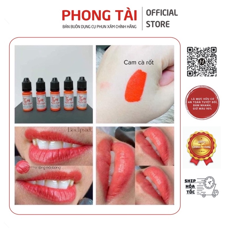 Mực phun xăm bong đậm HT Chính Hãng
