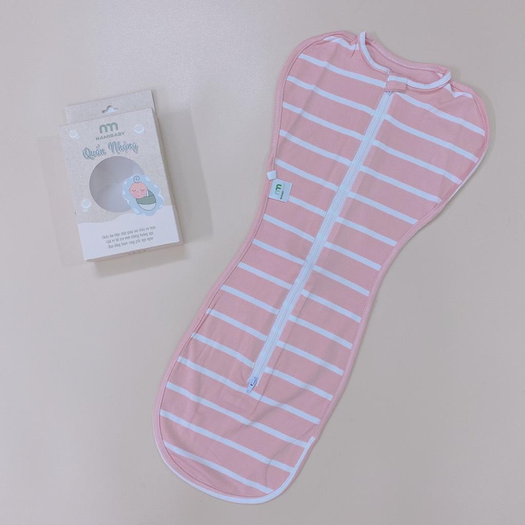 NHỘNG CHŨN NAMIBABY CHO BÉ NGỦ NGON, KHĂN QUẤN BÉ SƠ SINH CAO CẤP, CO GIÃN TỐT