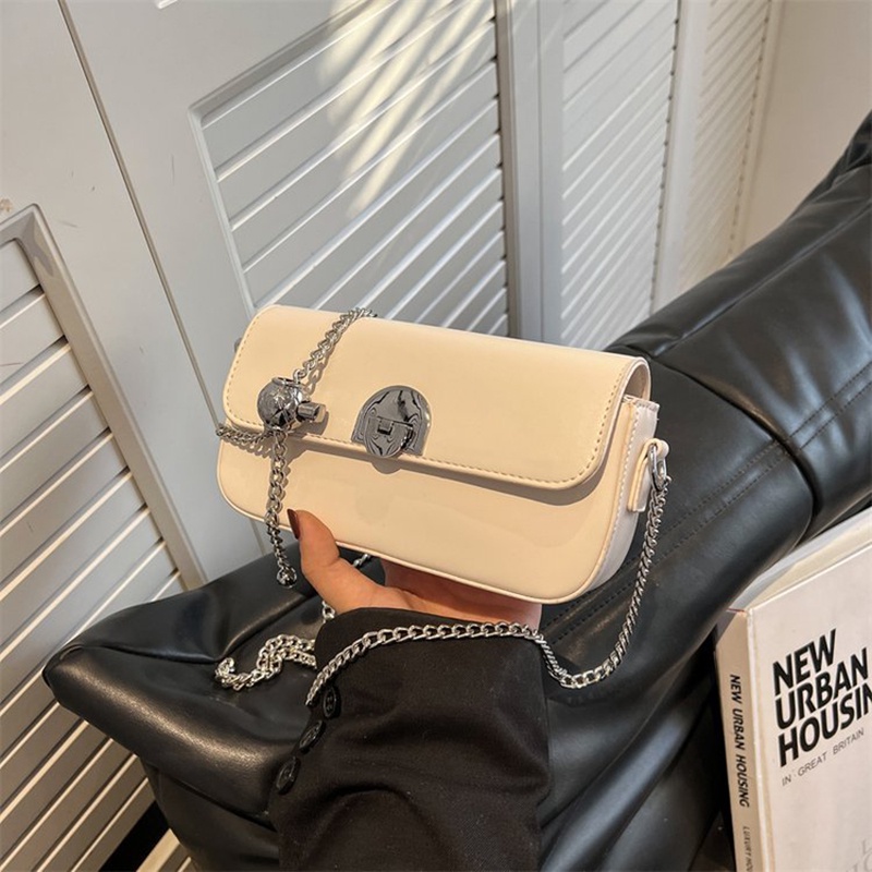 Túi Đeo Chéo Màu Sắc retro Đơn Giản Cho Nữ