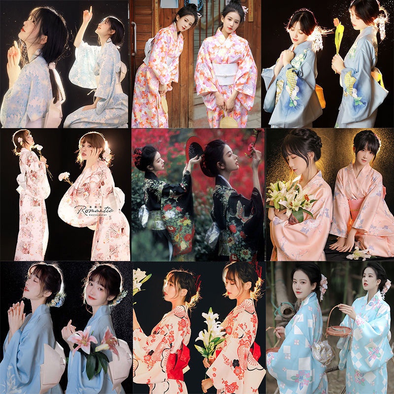 Kimono Cách Tân Nhật Bản Dễ Thương Cho Nữ