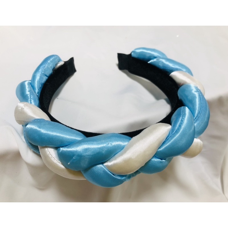 Bờm lụa phối màu cho mẹ và bé