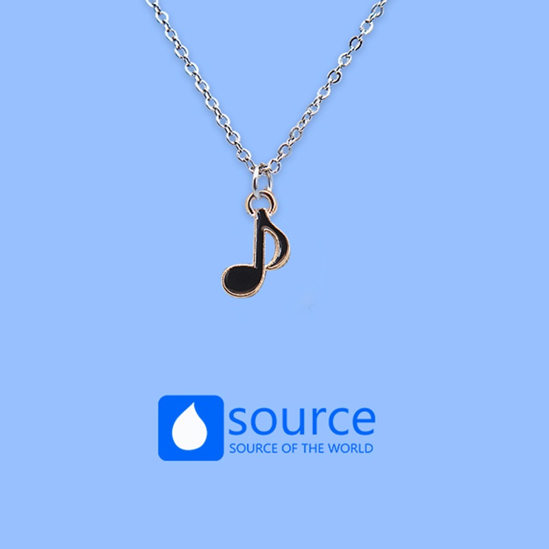 Vòng cổ Hợp Kim Mặt Hình Nốt Nhạc Thời Trang