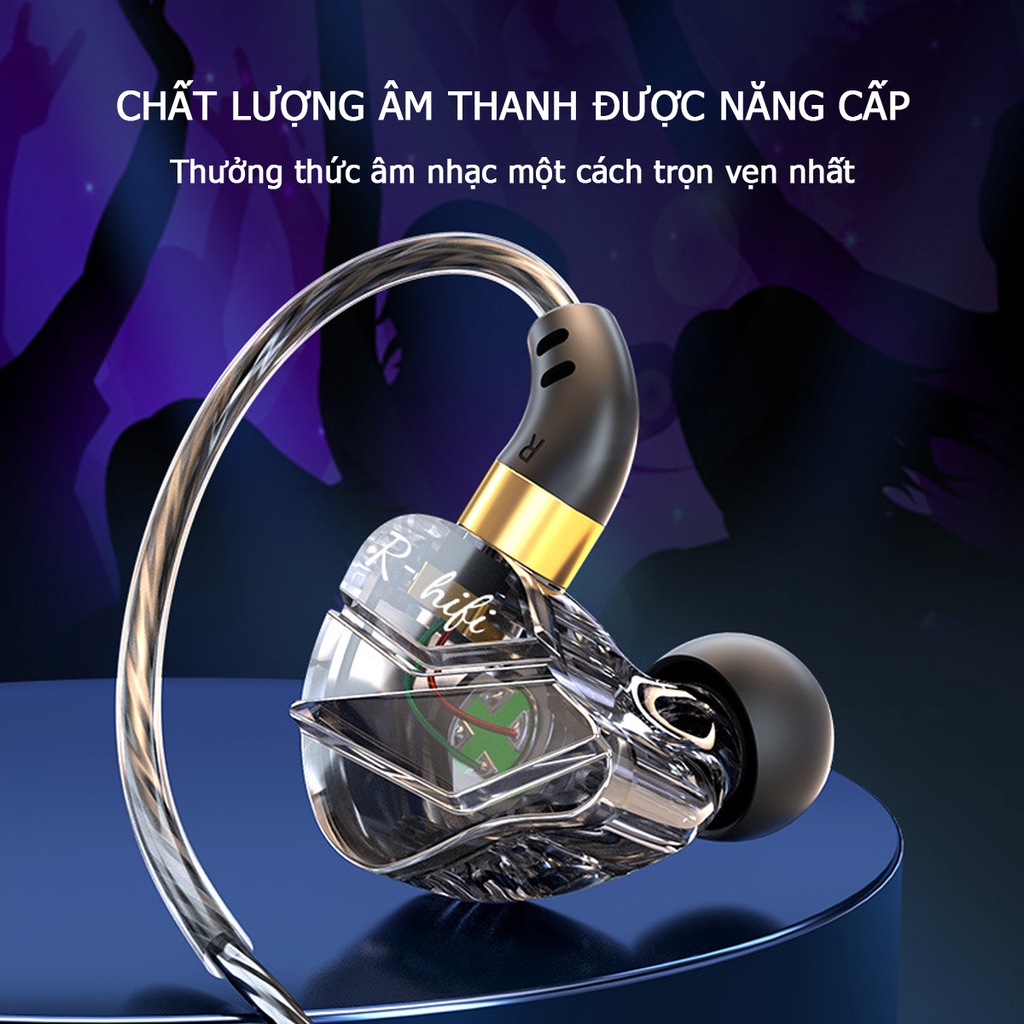 Tai Nghe Có Dây Nhét Tai POERMAX S16 Âm Bass Căng Đét Chơi Game Cực Đỉnh | BigBuy360 - bigbuy360.vn