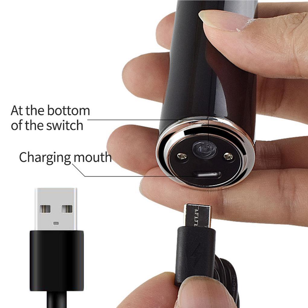 Tông Đơ Điện Cắt Tóc Chuyên Nghiệp Với Màn Hình LCD Kỹ Thuật Số Sạc USB