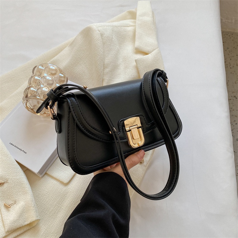 Túi Đeo Vai Dáng Vuông Nhỏ Phối Màu Tương Phản Thời Trang Cao Cấp Cho Nữ
