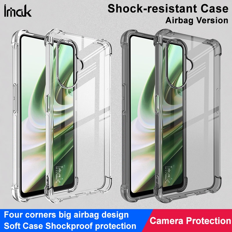 Imak cho OnePlus Nord CE 3 Lite 5G Vỏ chống sốc 1 + Nord CE3 Lite 5G Vỏ TPU mềm trong suốt Vỏ silico
