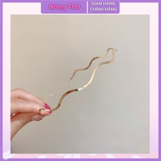 Bờm/Cài Tóc Nữ Kim Loại Đơn Giản
