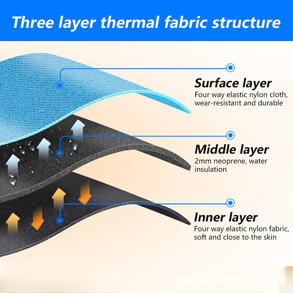 Bộ Đồ Lặn Gồm Áo Liền Quần Ngắn Tay Dày 2 5MM Chất Liệu Cao Su Tổng Hợp Cho Bé