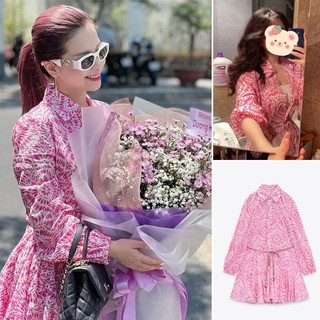  Váy 22 Mùa Hè Phong Cách Mới Phong Cách Ngọt Ngào Dây Buộc Trang Trí Đầm Dài Tay4786058 4786135