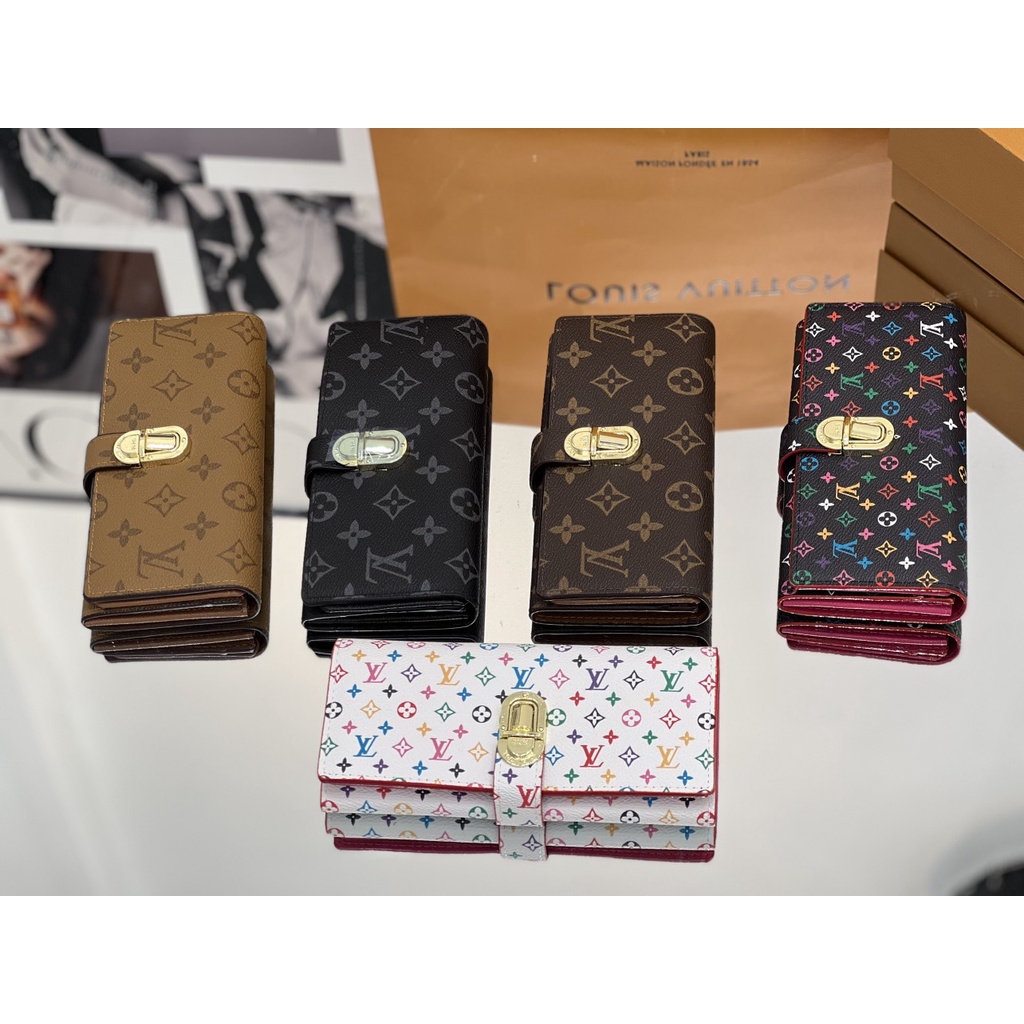 Ví cài khóa W266-19 FULLBOX HÃNG, THẺ CARD ĐẦY ĐỦ