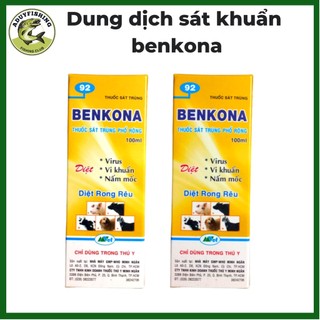 Benkona xử lý giá thể Lan- Dung dịch sát khuẩn - chai 100ml