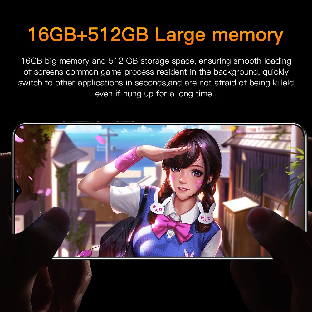 Điện thoại M12 pro mới nguyên bản 12GB+512GB smartphone bán điện thoại chơi game thẻ kép Android 5G COD