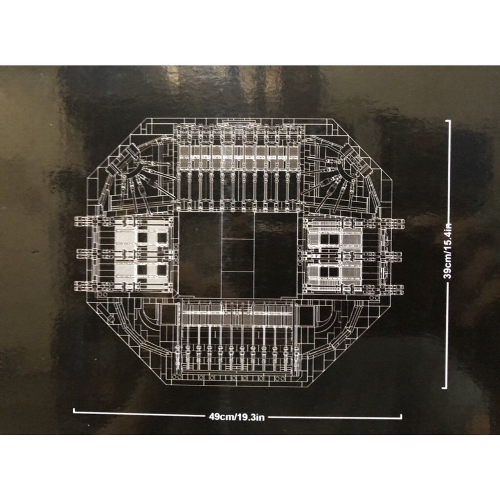 Xếp Hình Leji 10202 Sân Vận Động Old Trafford Của Manchester 3908 Mảnh