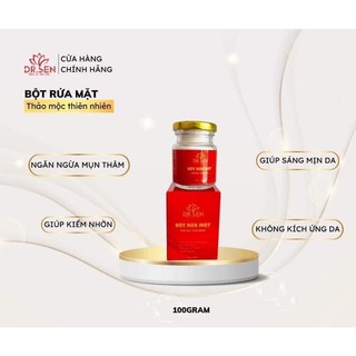 Bột Rửa Mặt Thảo Dược kiềm dầu ,trắng da Dr sen -Sen spa