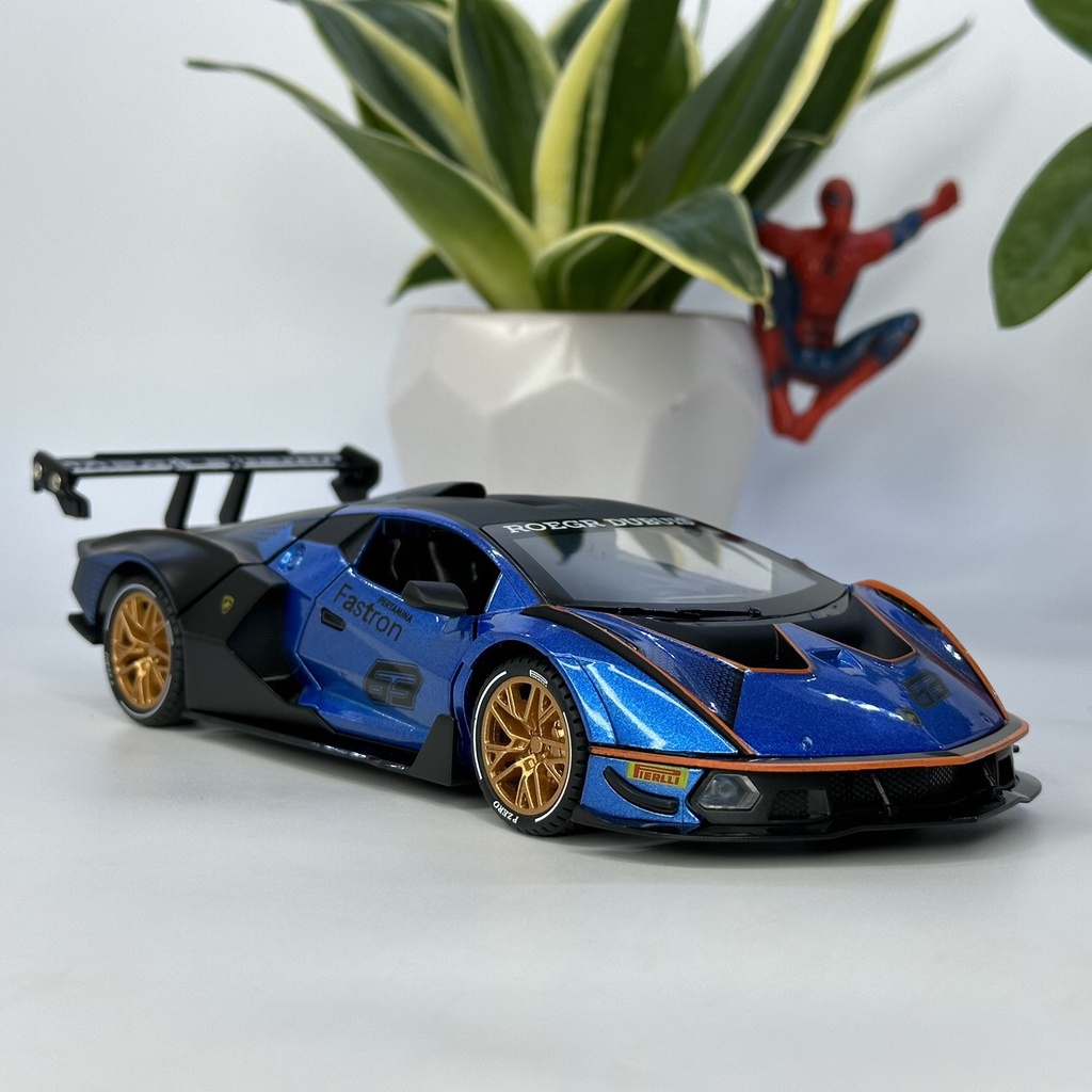 Mô hình siêu xe Lamborghini Essanza SCV12 tỷ lệ 1:24 siêu xe đường đua mạnh mẽ nhất
