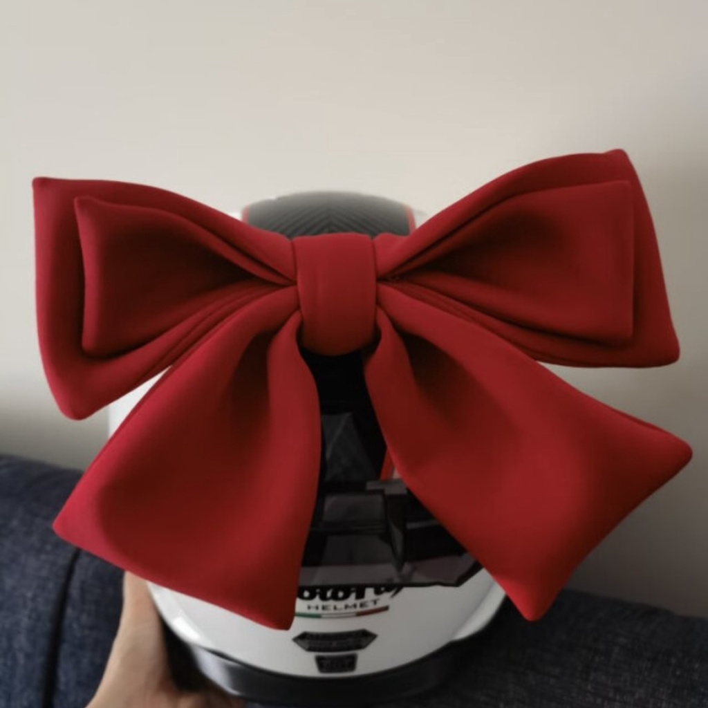 KAWASAKI Mũ Bảo Hiểm 25cm Hai Lớp Thắt Nơ Dễ Thương Cho Nữ