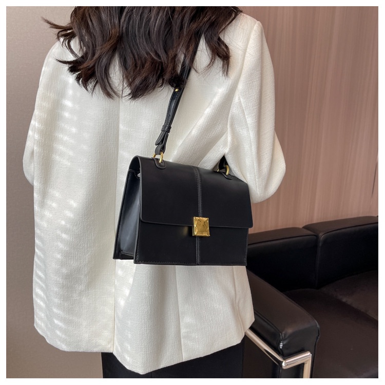 Túi Đeo JASMIN NOIR Chéo Vai Bằng Da PU Có Khóa Phong Cách Cổ Điển Dành Cho Nữ