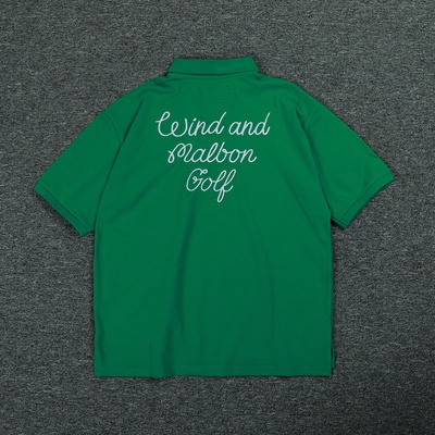Áo Thun POLO Tay Ngắn In Chữ Malbon Golf SEA
