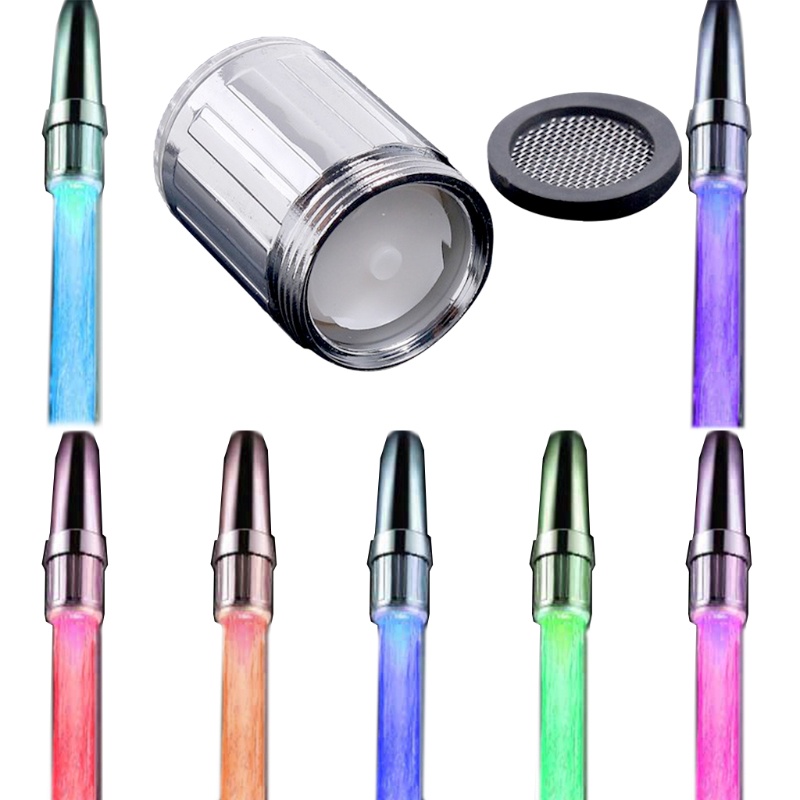 Đầu Vòi Nước Có Đèn LED Thay Đổi Màu Sắc Độc Đáo